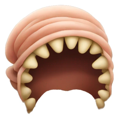 worms pulling their heads out of the sand sticker