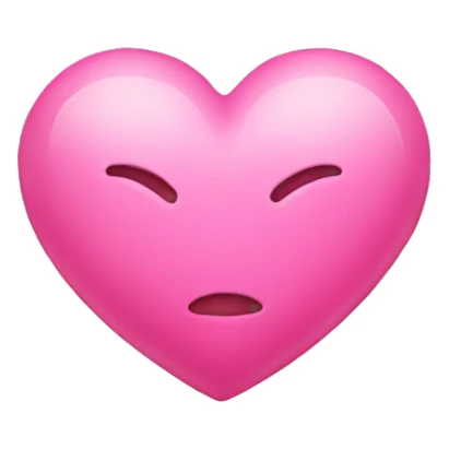 Pink heart sticker