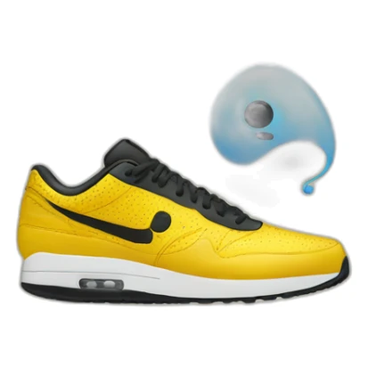 music coming out a nike shoe sticker
