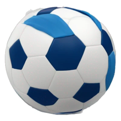 copa con una bandera dtra azul y blanc sticker