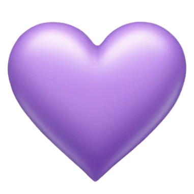 Pastel purple heart  sticker