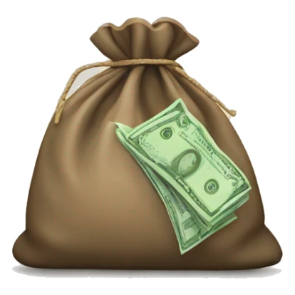 bag of money sticker