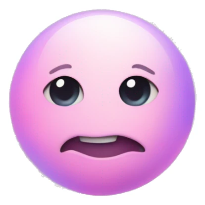 Galaxy in pastel pink and purple heart sticker