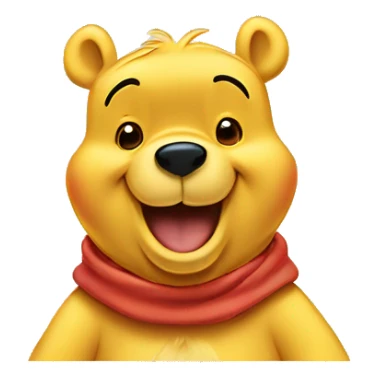 happy winnie the pooh  sticker