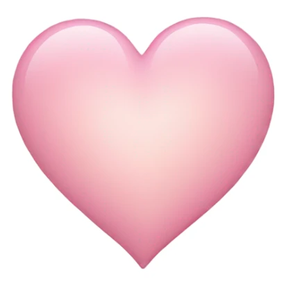 Light pink heart sticker