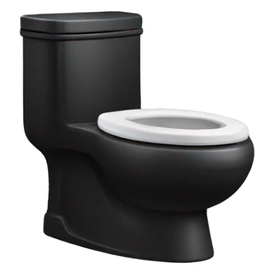 Black Skibidi Toilet sticker