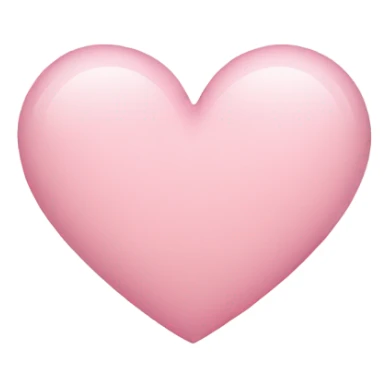 Light pink heart sticker
