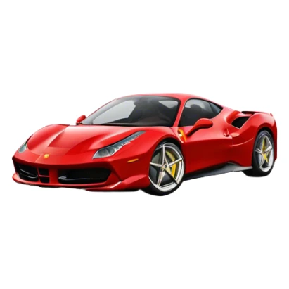 Ferrari 488 GTB - Ferrari (Model Year: 2020) (Iconic colour: Red) sticker