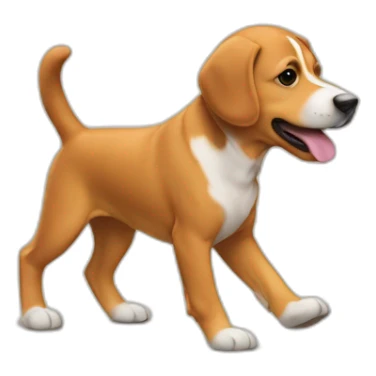 Un pied qui marche dans une crotte de chien sticker