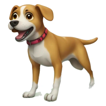 Dog surfing in the sea sticker