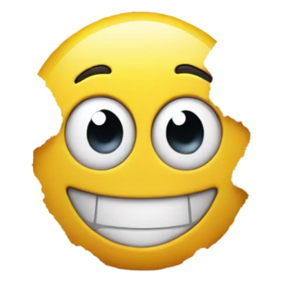 Happy face with a pile of salt sticker