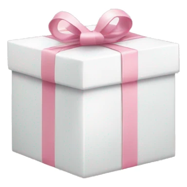 Light pink Christmas gifts under a white Christmas tree  sticker