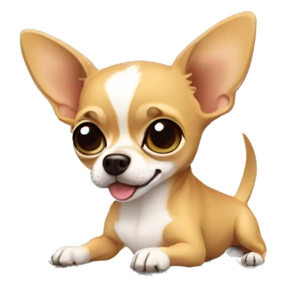 Chihuahua with laptop sticker