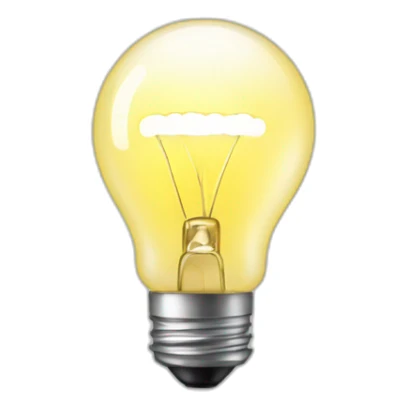Someone who have a light bulb idea sticker