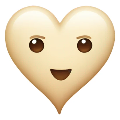 Heart vanilla sticker