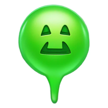 a "AV" words buat metallic and glowing neon green sticker