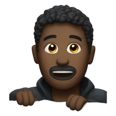 A cold rainy night out of a window  sticker