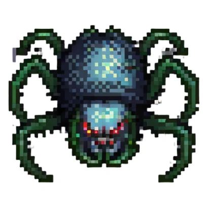 angry spider sticker