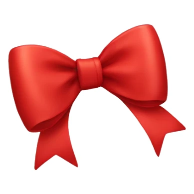 red bow sticker