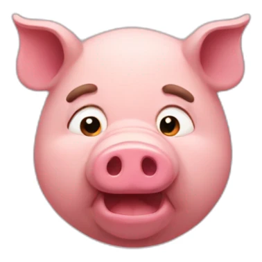 god-pig sticker