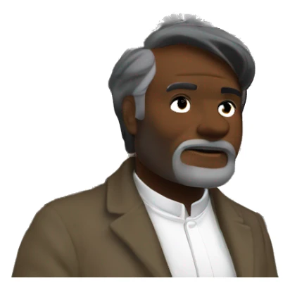 Victor Hugo in front of Notre Dame de Paris sticker