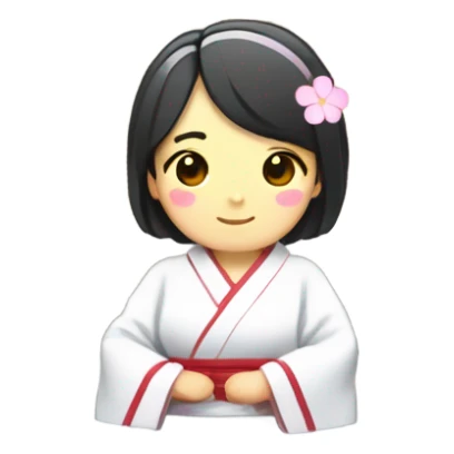 japan hot spring with korean girl, wearing yukata sticker