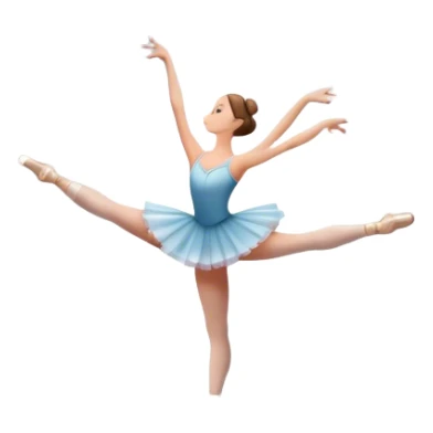 Icon for Ballet: a theater stage with silhouette of a ballerina in an elegant pose, surrounded by spotlight and stage lights. The icon should convey the grace and beauty of ballet, with focus on the dancer and the dramatic lighting. Transparent background. sticker