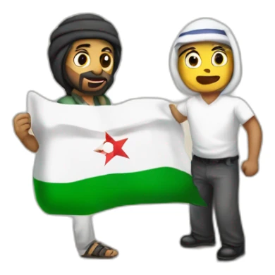 Palestian vs Israeli sticker