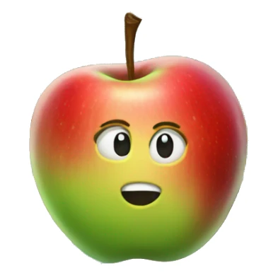 Apple on a tree sticker