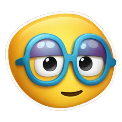 Gay pillow with glasses sticker