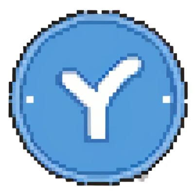 blue checkmark in a white circle icon inspired by YouTube verification sticker