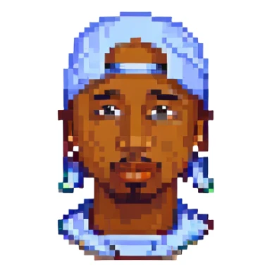 репер 2Pac, no background sticker
