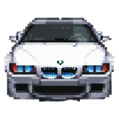 BMW sports car sticker