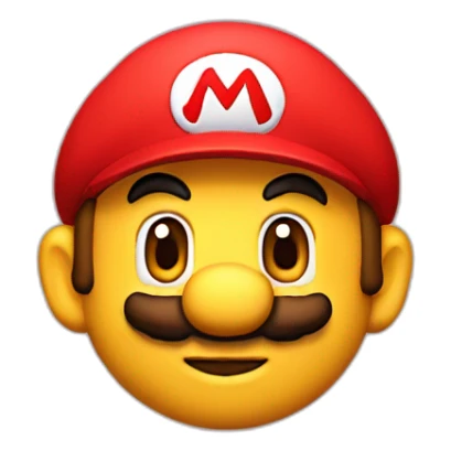 Mario avec casquette rouge qui fait un pouce vers le ciel sticker