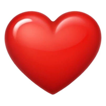 half of a red heart sticker