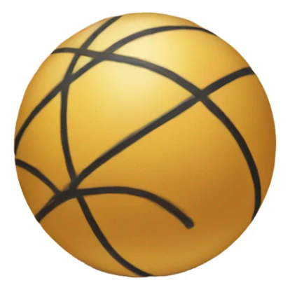 a drawing of a ball in the floor sticker