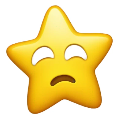 yellow face emoji with stars instead of eyes sticker