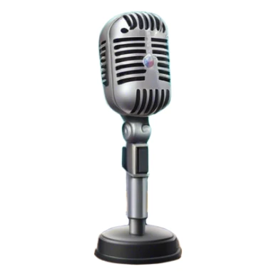 Icon for 50s American Musical Theater: a retro stage with neon lights, a classic microphone on stage, vintage piano, musical notes, vintage theater curtains, and Broadway-style elements. Avoid focusing solely on the piano. Transparent background. sticker