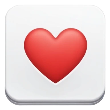 square social media post with a heart icon floating above it. The post includes a simple image and caption lines sticker