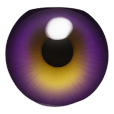 a very powerful male eye with a deep violet iris showing serious emotion and a pure white sclera that looks asian sticker