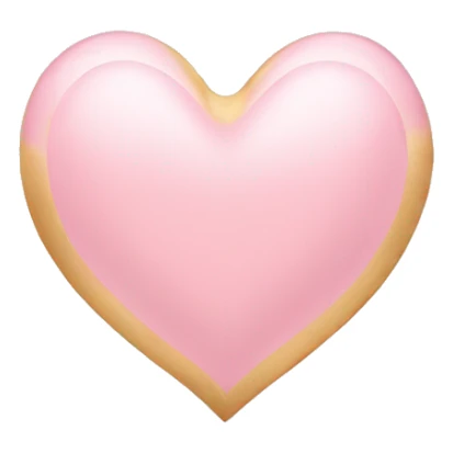 light pink golden heart sticker