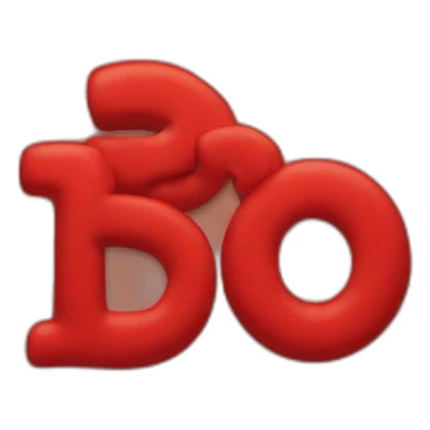 "dunzo" spelled out in big red letters sticker