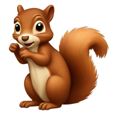 squirrel sticker