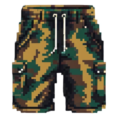 camo shorts sticker
