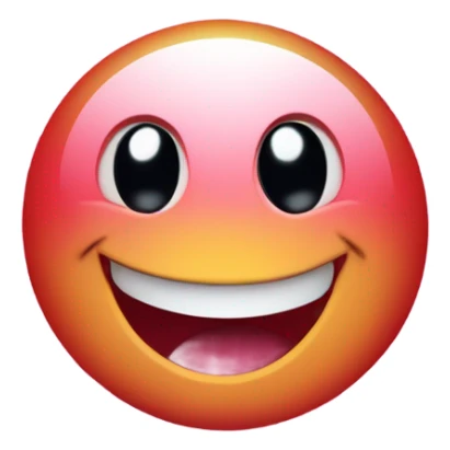 smiley face in love with hearts sticker