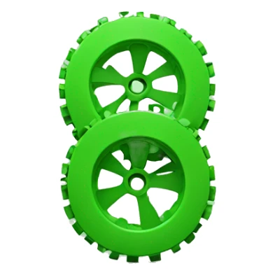 two fifths of a green wheel sticker