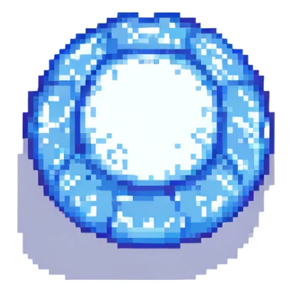 Make the object more realistic in pixel art style while keeping it playful and abstract. Add realistic hair texture and shading, and include more anatomical details but still maintain a cartoonish look. No explicit nudity. sticker