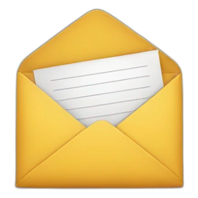 Surprise letter  sticker