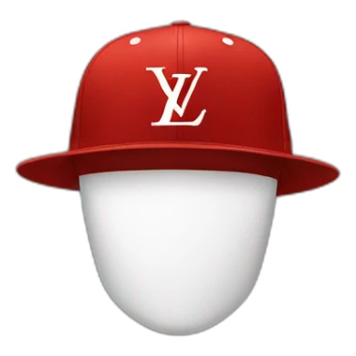 Only Louis Vuitton cap no face sticker