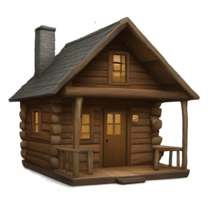 small cabin sticker